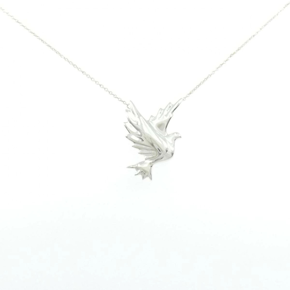 Tiffany Co Paloma Picasso Heart Arrow Necklace Sterling Silver